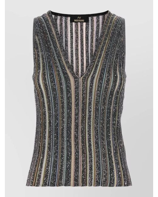Missoni Multicolor Embroidered Top