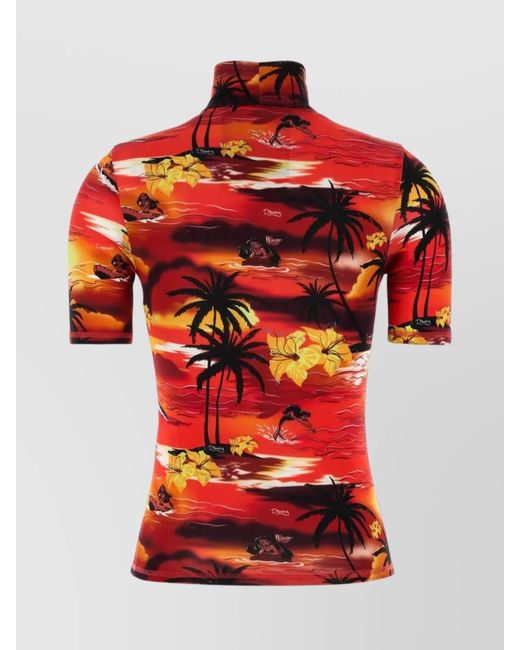 Coperni Red Printed T-Shirt