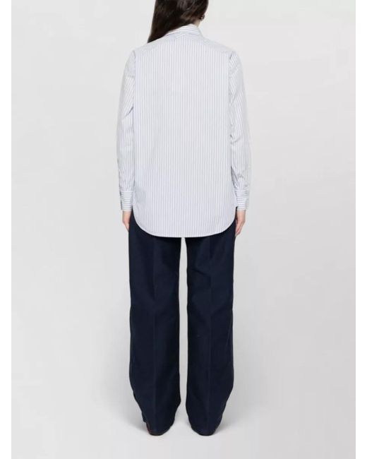 Woolrich White Striped Cotton Shirt