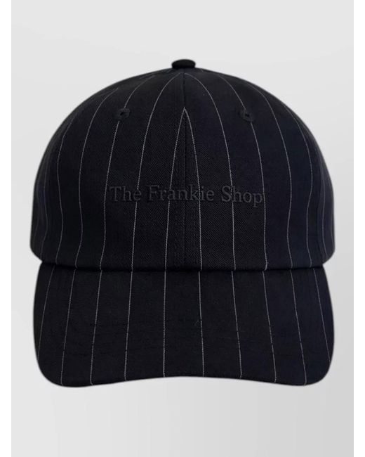 Frankie Shop Blue Pinstripe Baseball Cap