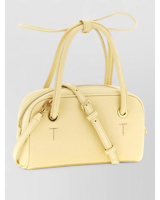 Furla Metallic Poppy S Shoulder Bag Top Handles Strap