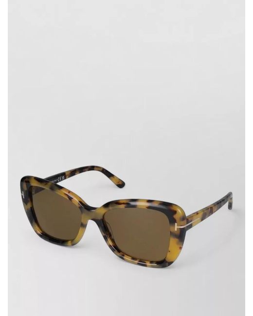 Tom Ford Brown Sunglasses Ft1008 Cat Eye Tortoiseshell