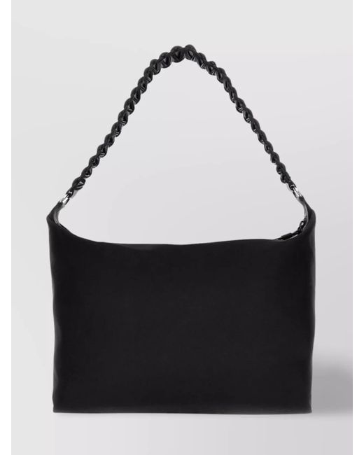 Kara Black Xxxl Fabric Shoulder Bag