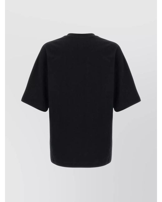 Moschino Black Rhinestone Logo T-Shirt for men