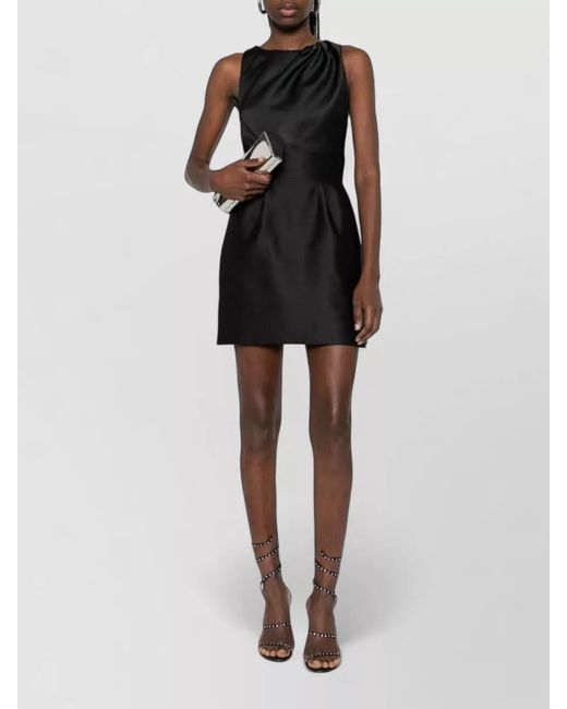Elisabetta Franchi Black Sleeveless Mini Dress