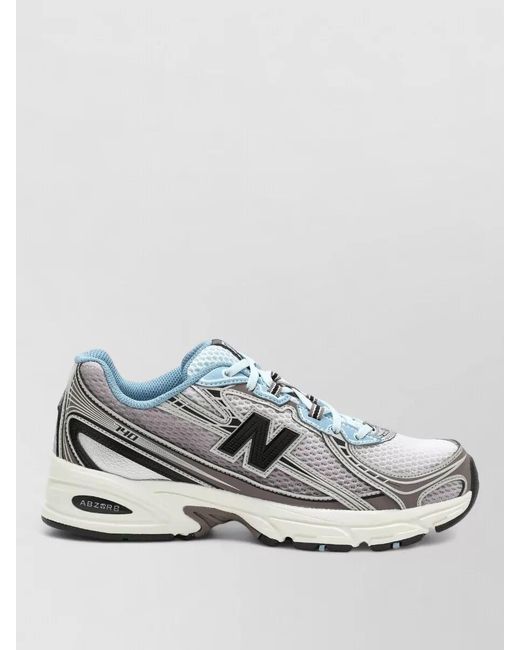 New Balance Metallic Mesh Upper Sneakers Rubber Outsole Design
