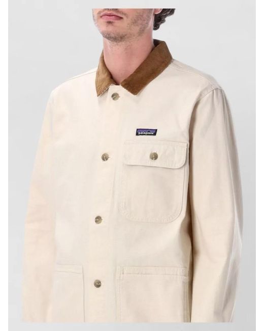 Patagonia Natural Organic Cotton Lightweight Shirt Jacket for men