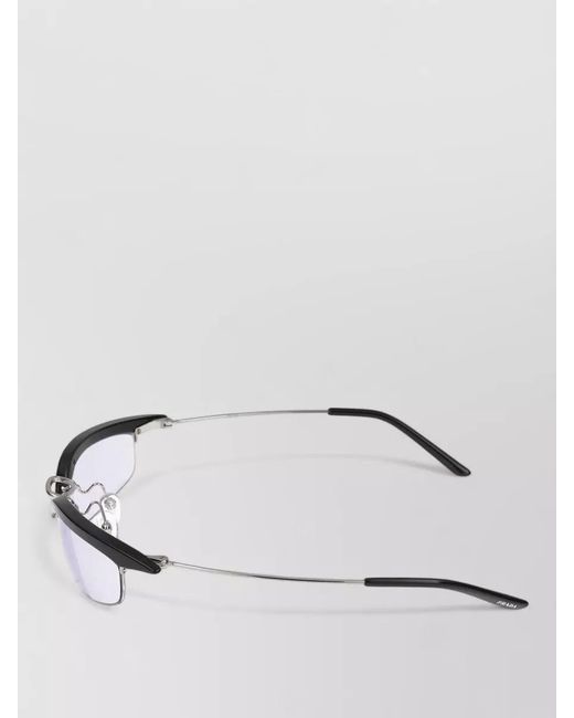 Prada Metallic Sunglasses Cat Eye 0Pr B50S Tzm40J