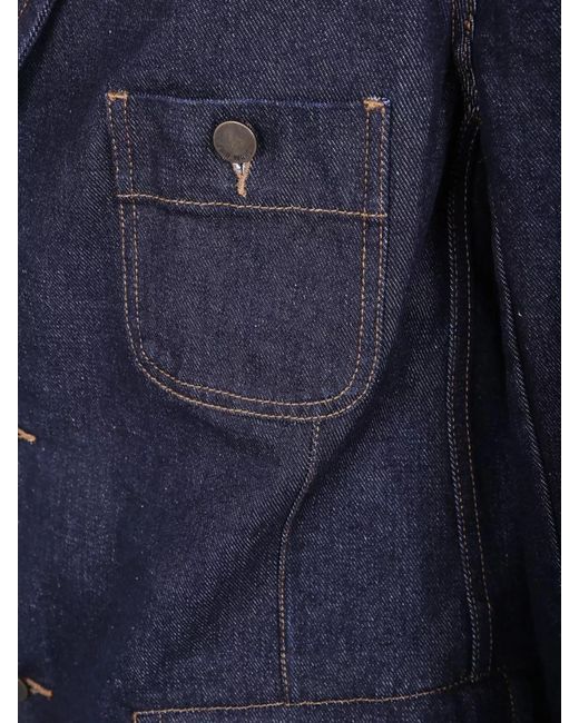 Uma Wang Blue Wool Jacket for men