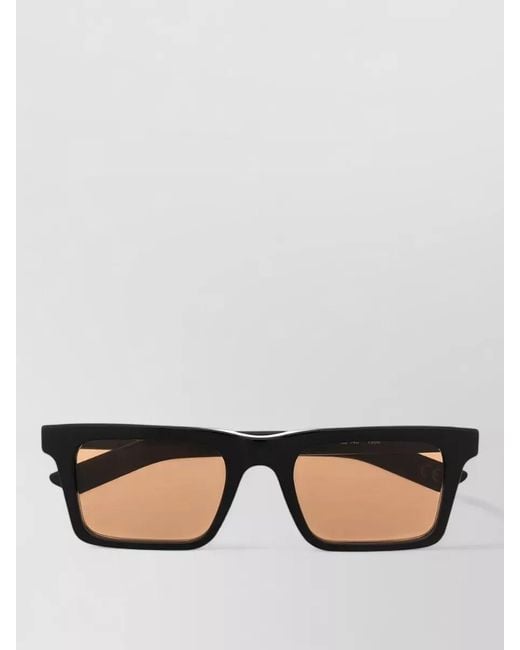 Retrosuperfuture Black 1968 Rectangular Frame Tinted Lenses Sunglasses for men