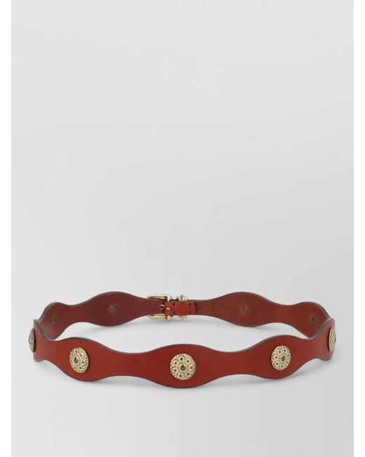 Etro Brown Leather Belt