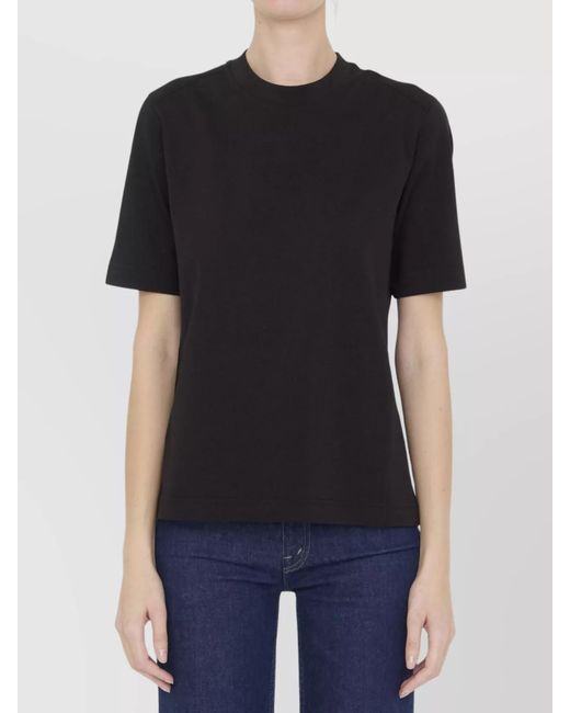 Moncler Black Embossed Logo T-Shirt