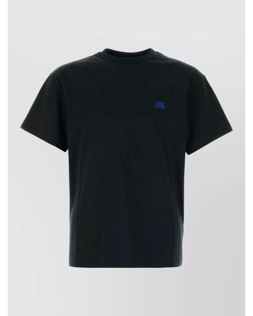 Jil Sander Black Cotton Boxy-Fit Crew-Neck Short-Sleeve T-Shirt for men