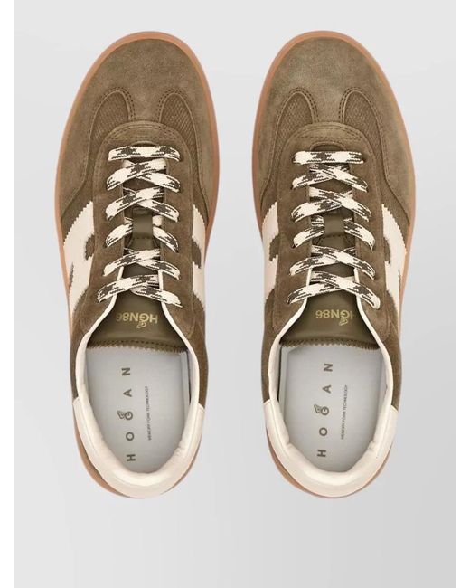 Hogan Multicolor Leather Low-Top Sneakers for men