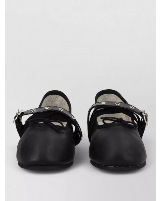 Repetto Black Ballet Twist Mary Jane Bow Flat