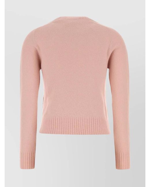 Jil Sander Pink Wool Jumper