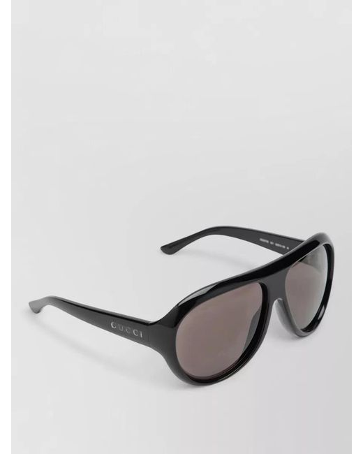 Gucci Black Oversized Frame Sunglasses Dark Lenses