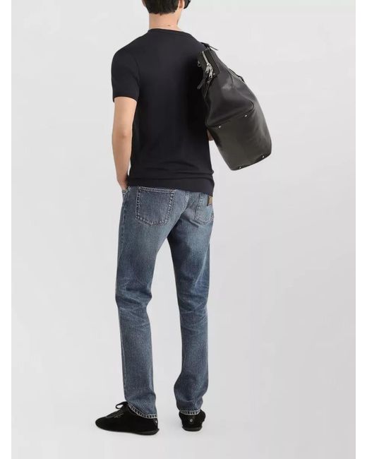 Dolce & Gabbana Blue Slim-Fit Tapered Denim Jeans for men