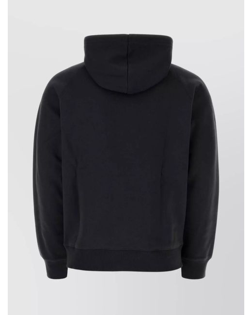 Carhartt Blue Cotton Blend Hoodie for men
