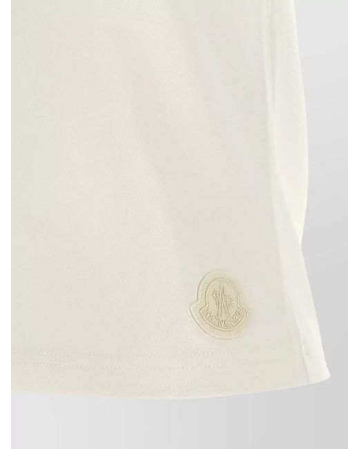 Moncler Natural Graphic Print T-Shirt