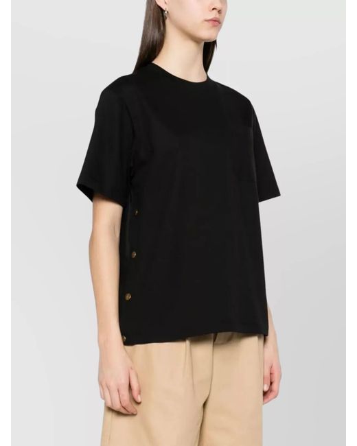 Moncler Black Pocket Crew Neck Short Sleeve T-Shirt