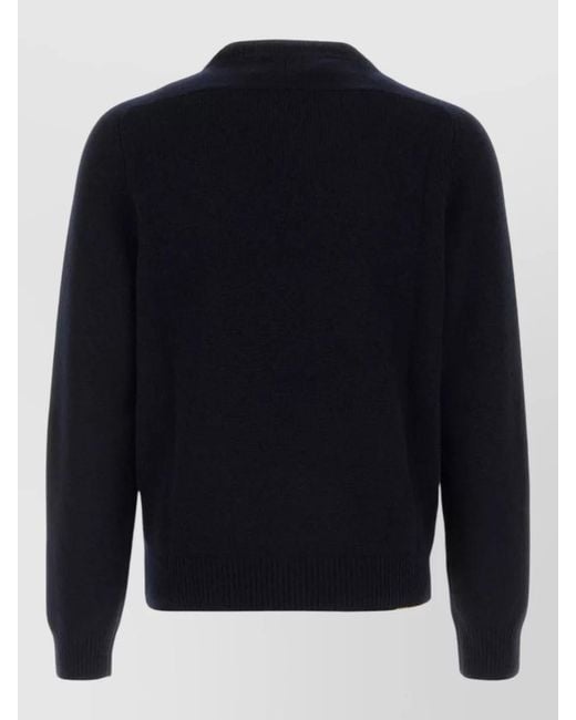 Fendi Blue Cashmere Sweater for men