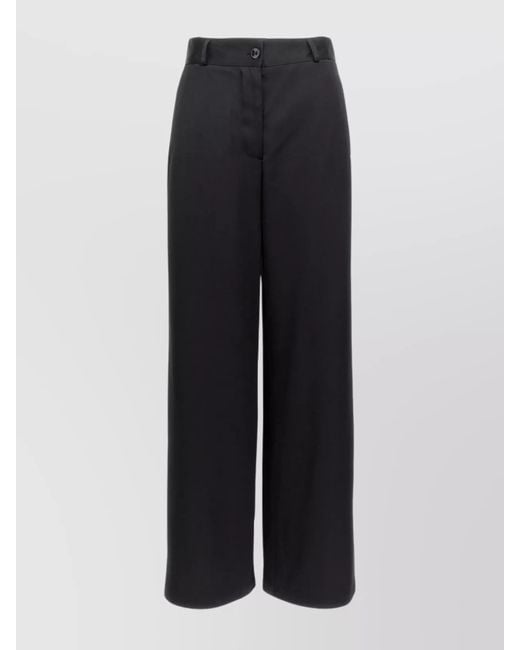 Jil Sander Blue Wide-Leg Trousers