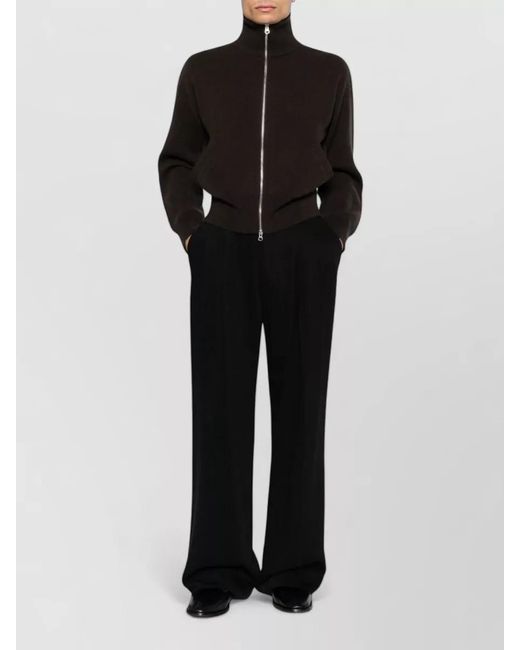 Extreme Cashmere Black Cashmere Fitted Cardigan