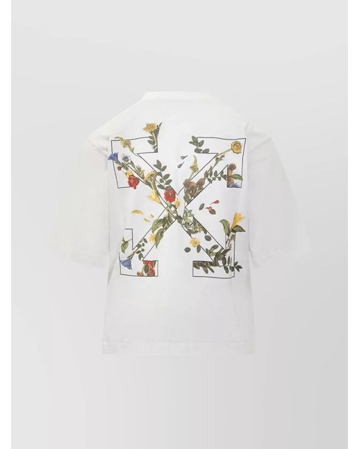 Off-White c/o Virgil Abloh White Cotton Boxy T-Shirt