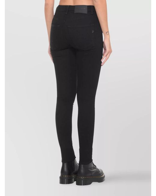 Dondup Black Skinny Trousers