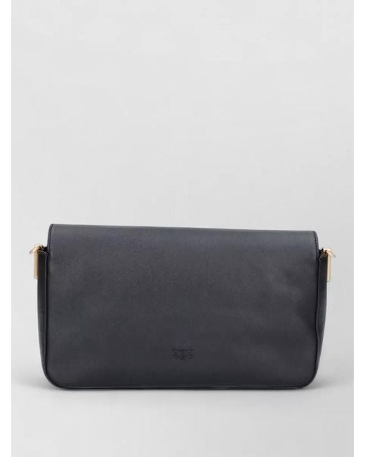 Pinko Gray Love Bag Clutch Bag