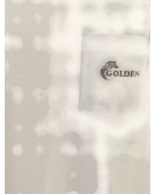 Golden Goose Deluxe Brand Natural Silk Nylon Shirt Casual Fit Long Sleeves for men