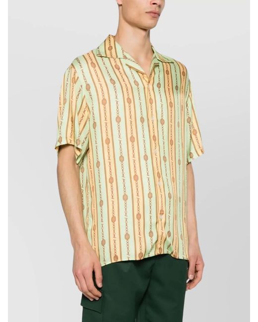 Drole de Monsieur Metallic Viscose Shirt for men