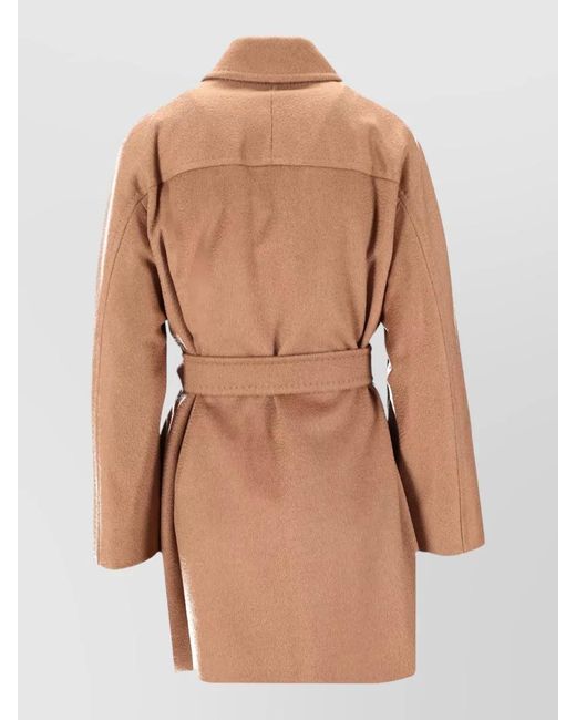 Max Mara Natural Belted Coat