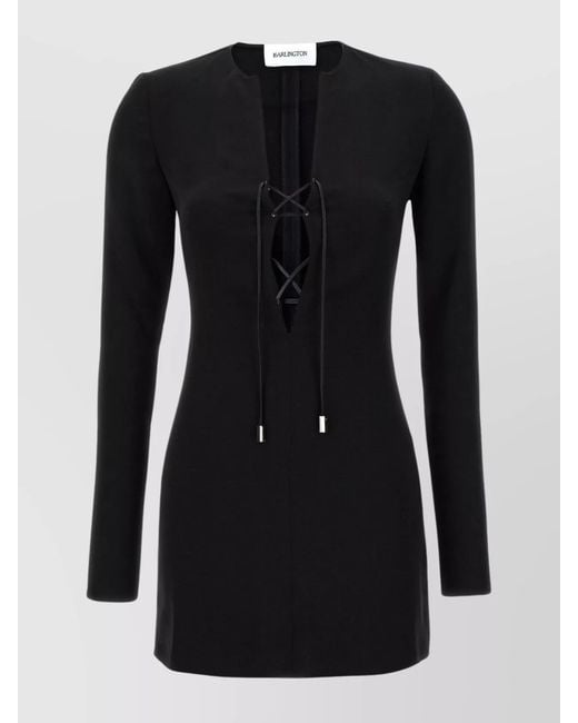 16Arlington Black Mini Dress