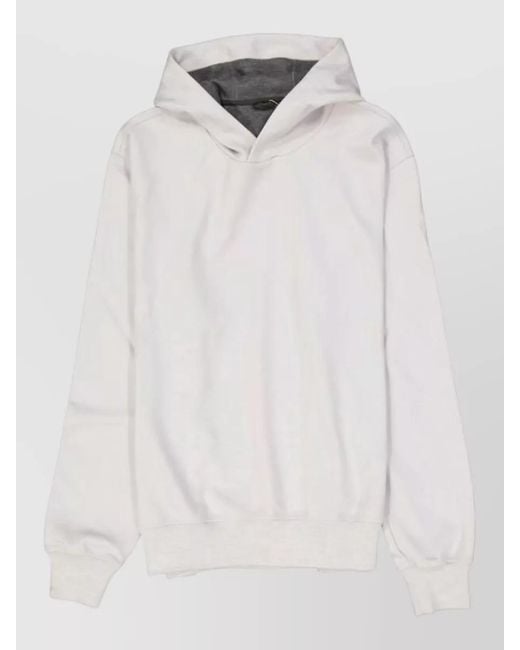 Herno White Polyester Hoodie for men