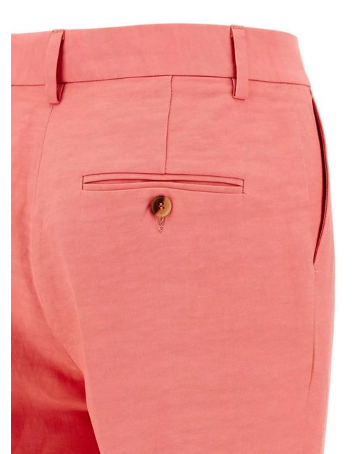 Alberto Biani Pink Straight Trousers