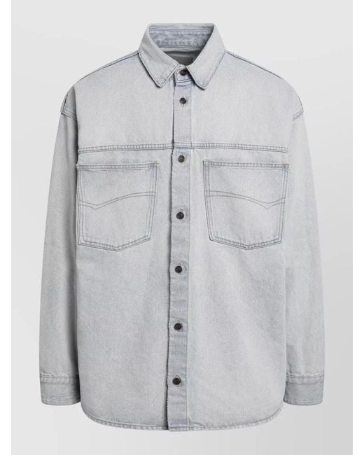 Balenciaga Gray Shirt for men