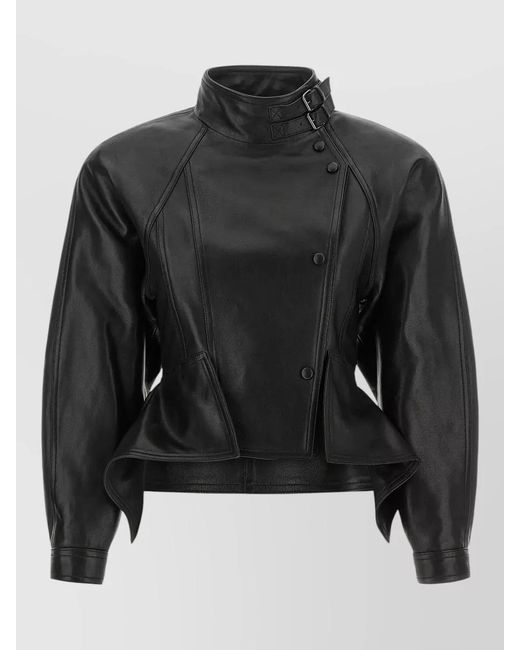 Balmain Black Lamb Leather Jacket