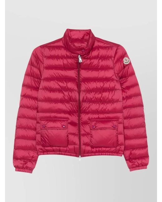 Moncler Red Short Down Puffer Jacket