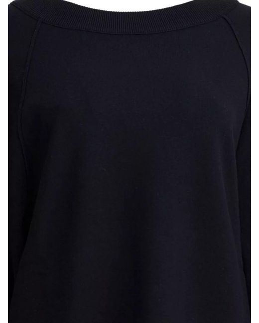 Max Mara Blue Boat Neck Long Sleeve Jumper
