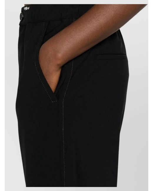 Marni Black Straight Trousers
