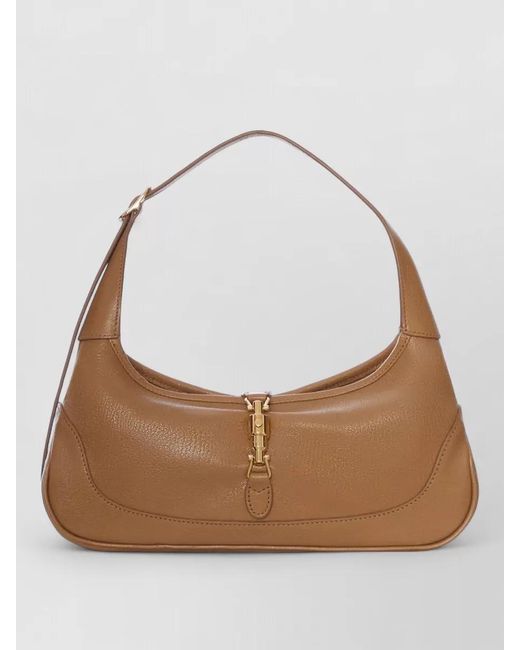 Gucci Brown Jackie 1961 Medium Leather Shoulder Bag