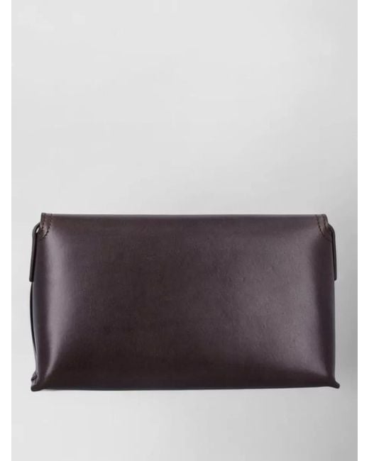 A.P.C. Gray Simone Small Clutch Bag