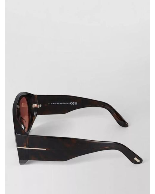 Tom Ford Pink Sunglasses Ft1044 52S Oversized Cat Eye