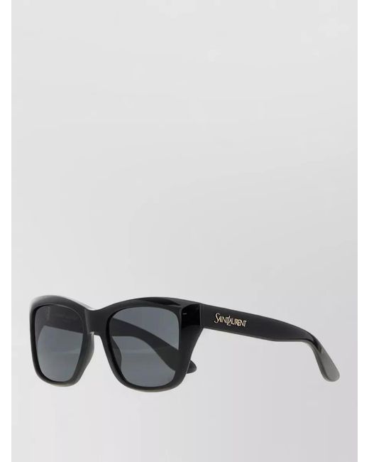 Saint Laurent Black Acetate Sunglasses