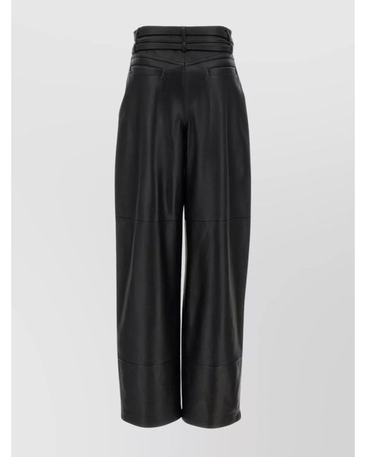 Sportmax Black 'Tailored High Waist Wide Leg Trousers'