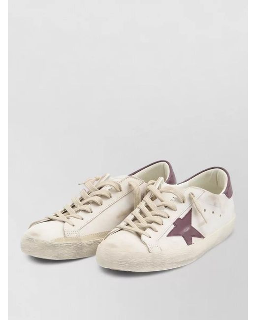 Golden Goose Deluxe Brand Natural Leather Low-Top Sneakers for men
