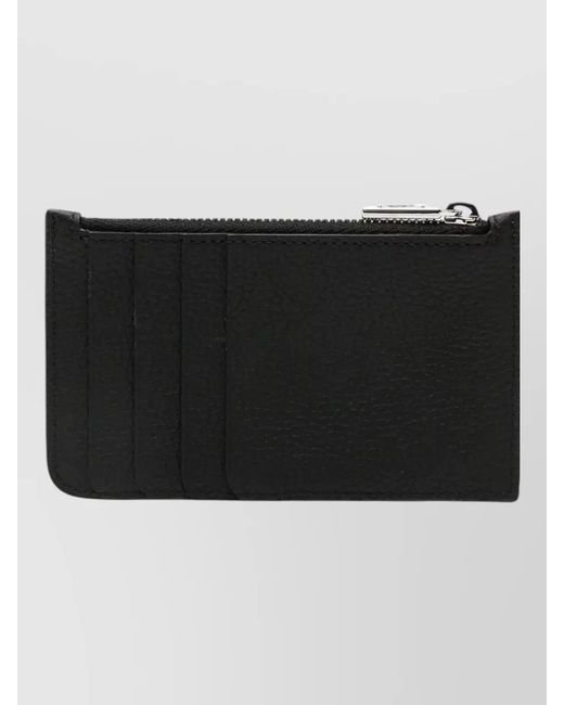 Tod's Black Leather Card Holder for men