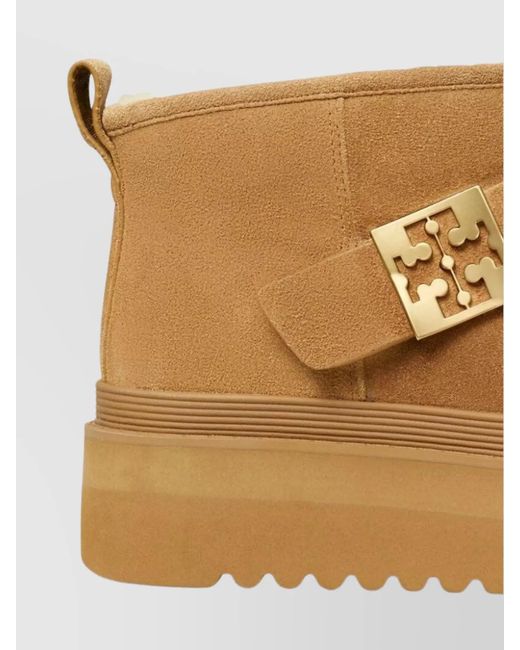 Tory Burch Multicolor Leather Platform Ankle Boots